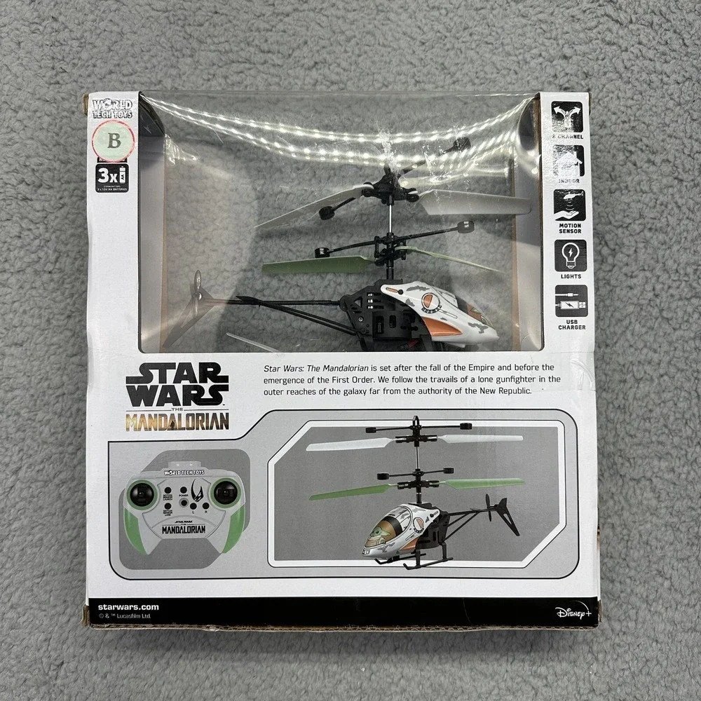 Disney Star Wars 35177 Mandalorian The Child 2CH IR RC Helicopter Remote Control